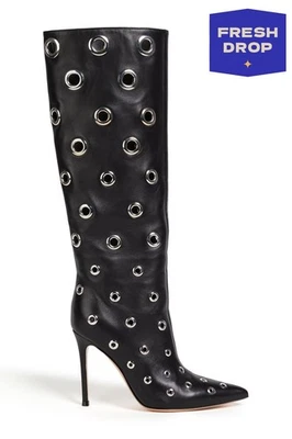 RRP€2010 GIANVITO ROSSI Lydia Leather Boots US6.5 UK3.5 EU36.5 Made in Italy - Изображение 1 из 4