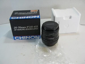 Chinon AF Macro Zoom Lens 28-70mm/F3.5-4.5 New In Box - Picture 1 of 6