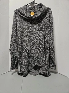 Ruby Rd Woman Size 1X Multicolored Cowl Neck - Picture 1 of 5