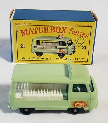 Botella flotadora Matchbox Lesney 21c Commer años 60 nunca jugada con caja D original Foto 1 de 4