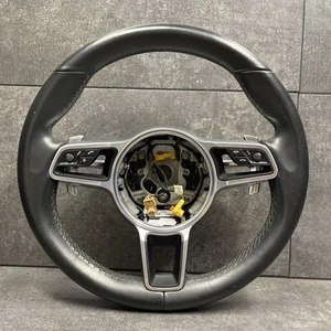 Mango del volante negro 95B959256E OEM 2015-2021 PORSCHE MACAN - Imagen 1 de 21