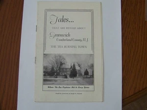 Greenwich New Jersey NJ Tales About the Tea Burning Town Sarah Sheppard Hancock - Foto 1 di 3