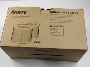ORIGINAL AROEVE MK01 & MK06 Air Filter Replacement H13 True HEPA 2-pack - Picture 1 of 4