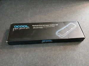 Brand New Alphacool NexXxos ST30 Full Copper Radiator 240mm Dual Fan Black - Afbeelding 1 van 3