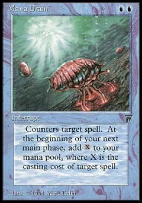 Mana Drain - Heavy Play MTG Legends - Image 1 of 1