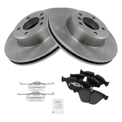 TRQ BKA15415 Disc Brake Kit For BMW 528i xDrive 2009-2010 Front 34112283865 Foto 1 de 4