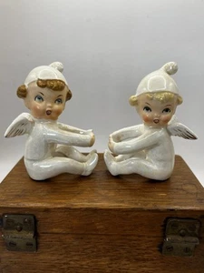 Vintage A Quality Angel Pixie Candle Climbers Huggers / Japan (Read Description) - Bild 1 von 21