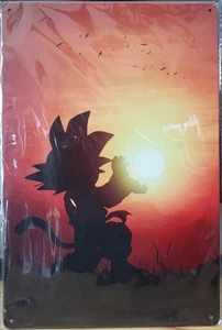 Dragon Ball Son Goku Blechschild Garage Mann Höhle Dekor Kunst 11,75" x 7,875" - Bild 1 von 3