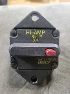 Boot Thermoschutzschalter 185080P 80 Amp 42VDC - Bild 1 von 2