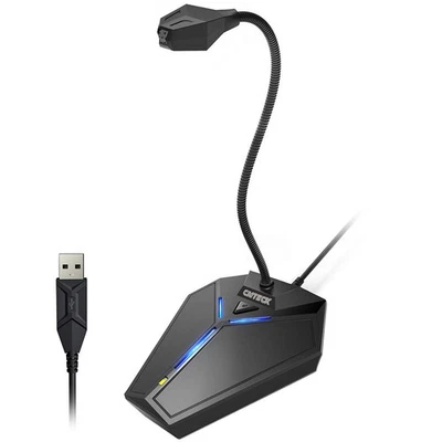 USB Computer Microphone, Plug &Play Desktop Omnidirectional Condenser PC Lapt... - Image 1 of 4