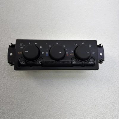 2002 Cadillac Escalade Temperature Computer Climate Control Panel OEM 15072169 - Image 1 of 4
