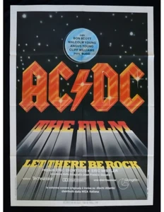 Werbeplakat AC Dc Let There Be Rock Bon Scott Angus Young Phil Rudd A458 - Bild 1 von 1