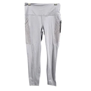 Yogalicious Lux Lilac Grey High Waist Pocket Leggings Size Medium Yoga New - Picture 1 of 5