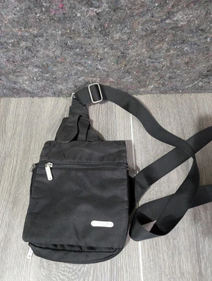 Travelon Bandolera Bandolera Mochila Mensajero Bolso de Viaje Negro Correa Ajustable Foto 1 de 4