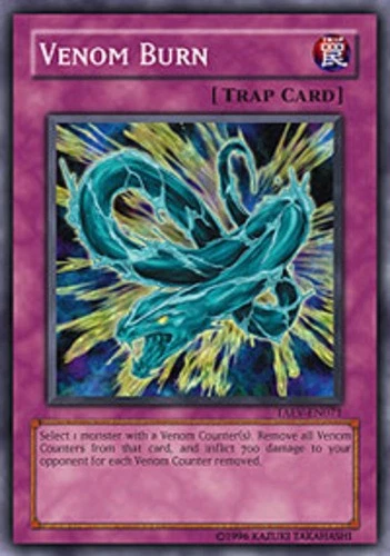 Venom Burn - TAEV-EN071 - Common - Unlimited Edition - Moderately Played - Image 1 of 1