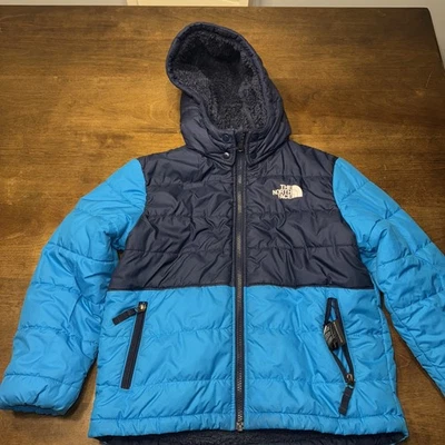Abrigo Chaqueta The North Face Puffer MT CHIMBO Reversible Polar Niños M (10) Azul Marino Foto 1 de 3