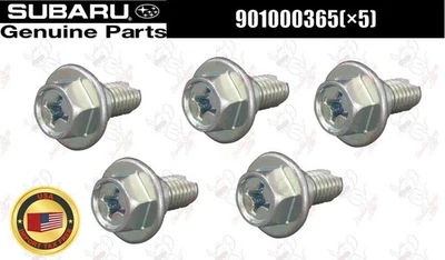 Subaru OEM Floor Pan Splash Shield Bolt 901000365(×5) - Image 1 of 4