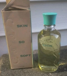 Rare Avon Skin So Soft Emollient Bath Oil NIB USA 4.Oz Glass Bottle - Picture 1 of 7