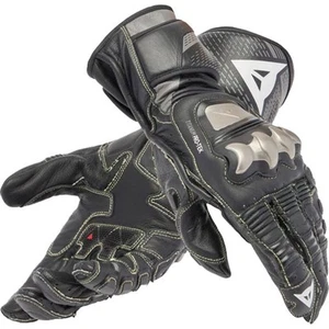 Dainese Full Metal 7 Leather Motorcycle Motorbike Racing Gloves - Black - Picture 1 of 5