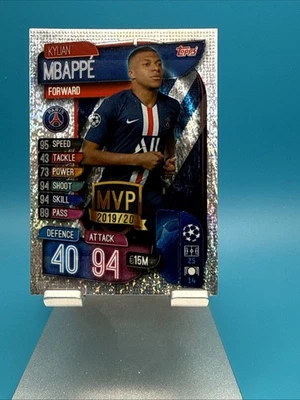 Kylian Mbappe Topps Match ATTAX Silver MVP PSG France World Cup Champions League - Image 1 of 2