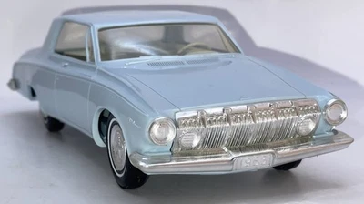 Jo-Han 1963 Dodge Polara 2Dr HT Promo Friction 1/25 Light Blue w/Ivory Int XLNT+ - Image 1 of 4
