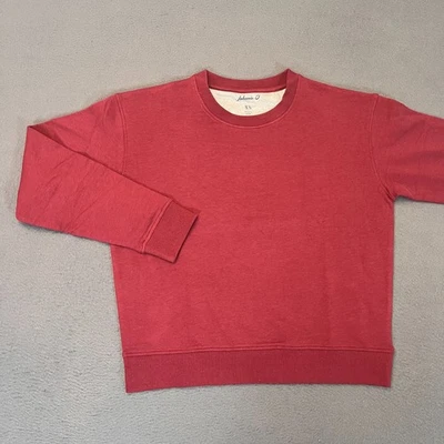 Johnnie-O Womens Sz XS Penny Sweatshirt Pullover Maroon 1 Cotton Modal Logo Golf - Image 1 of 4