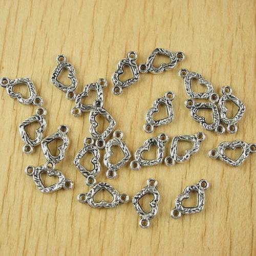 50pcs 16*8mm Tibetan Silver Heart Frame Charms H2434 - Image 1 of 1