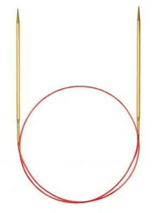 Addi Lace Gold Tip Stricknadeln 40" fest rund 100 cm - Bild 1 von 17