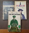 Bernard Shaw Lot of 3 PYGMALION ~ The MILLIONAIRESS ~ SUPERMAN Vintage Paperback