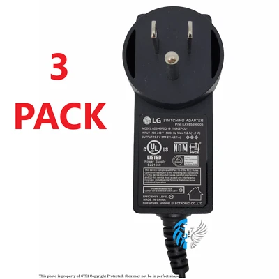 PACK 3 LG Monitor Adaptador de CA Fuente de Alimentación ADS-45FSQ-19 19V 2.1A 32W (genuino)™ Foto 1 de 4
