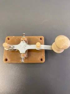 Vintage Training telegraph morse key HAM RADIO. NOS Lot of 1 + GIFT - Picture 1 of 6