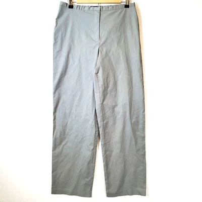 VTG Y2K City Stretch NY & Co Gray Nylon Pants Women's Size 10 High Rise - Image 1 of 4