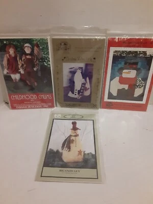 Indygo Junction /3 Other Craft Sewing Doll Patters Complete Booklets... - Image 1 of 4