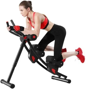Adjustable Abs Core Workout Machine Abdominal Trainer Foldable Fitness Exercise  - Picture 1 of 12