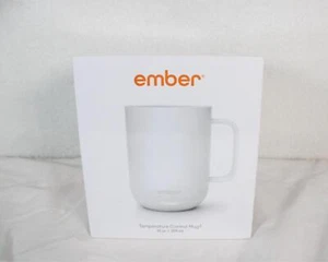 Ember Mug2 Tazza 10 OZ Controllo Temperatura Caffè Bianco Nuova - Foto 1 di 7