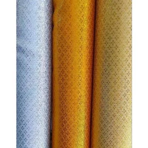 Thai Pattern Tat cloth Gold thread cloth Width 45 inches Divided by meters DIY - Picture 1 of 15
