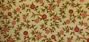 Tela marrón Kathy MADDIE para telas de gallo rojo algodón 43 X 52 pulgadas. - Imagen 1 de 4
