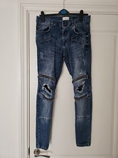 Ripped skinny jeans size W30