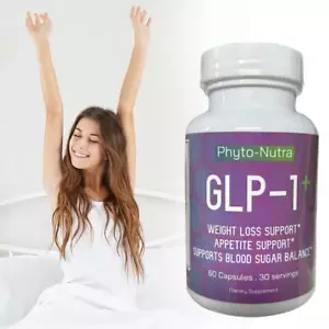 Phyto-Nutra GLP-1+ (60 Capsule 1 Flacone) Vegan, Integratore Naturale - Foto 1 di 11
