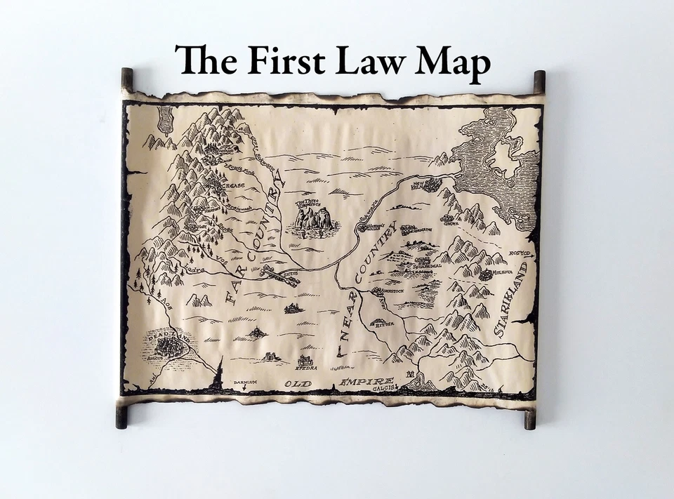 Red Country Map, The Far Country Map, The First Law Map, The Circle of the World - Image 1 of 1