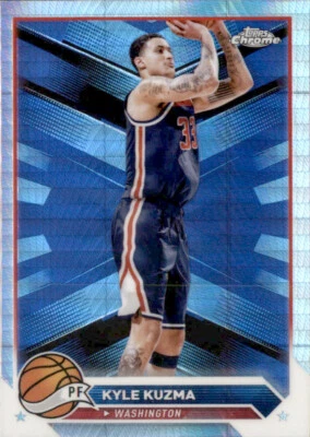 2023-24 Topps Chrome - Kyle Kuzma #139 Prism Refractor - Image 1 of 2
