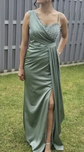 Abendkleid, Hochzeitskleid, Ballkleid, Brautkleid, mint-grün, Gr. S, 36, lang - Bild 1 von 1