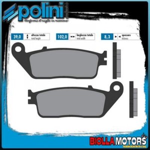 174.2059 POLINI REAR BRAKE PADS HONDA CBR 1000 F 1000CC 1989-1992 SIN