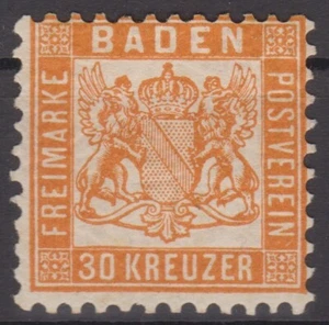 == AD Baden Michel 22b inutilizzato *, cat. 40 € == - Foto 1 di 1