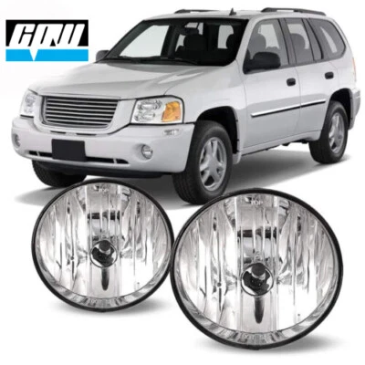Par de lentes transparentes para GMC Envoy 2002-2009 luces antiniebla conjunto de conducción luces de parachoques Foto 1 de 4