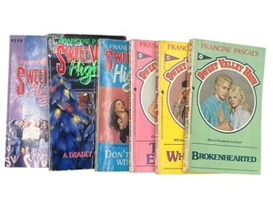 Lot Of 6 Sweet Vally High Books #s 58 62 63 90 111 119 - Imagen 1 de 19