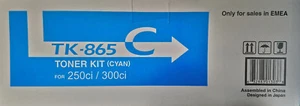 Original Kyocera TK-865 C Toner Cartridge, Cyan, 250ci, 300ci - TK865 C - OVP - Afbeelding 1 van 5
