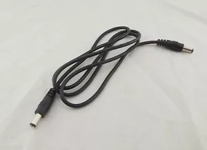 CCTV DC Power 5.5 x 2.5mm Male To Male M/M Connector Extension Cord Cable 3FT 1m - Picture 1 of 4
