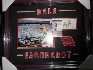 DALE WONHARDT SR RACE LEGEND FIRMADO ÍNDICE AUTOGRAFIADO MATE Y ENMARCADO CON CERTIFICADO DE AUTENTICIDAD - Imagen 1 de 3