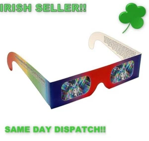 2x pcs Diffraction Grating Glasses - Educational 13,500 lines Gratings Glasses - Picture 1 of 4